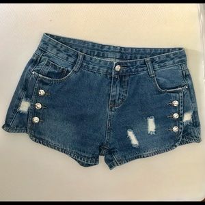 Cute jeans short